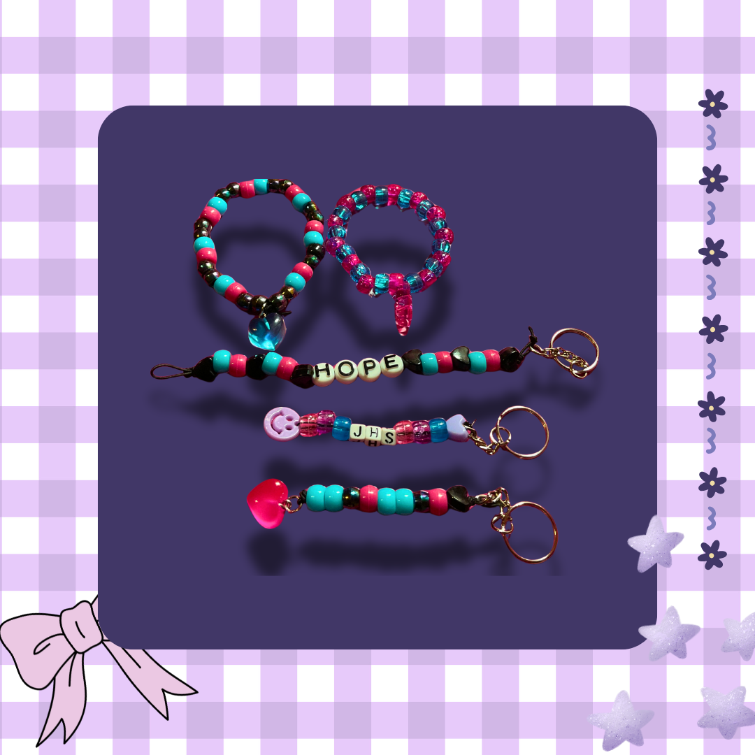 Custom Singles Kandi Bracelet Stack