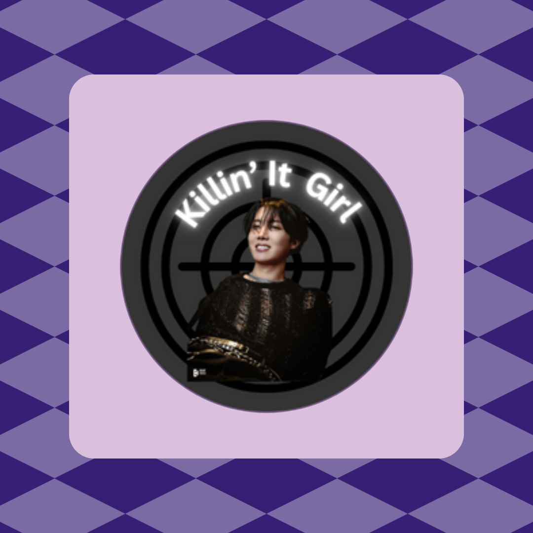 2.25" Killin it  Girl Button