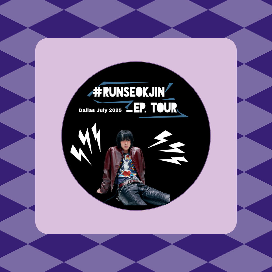 2.25" Run Seokjin Tour Pin