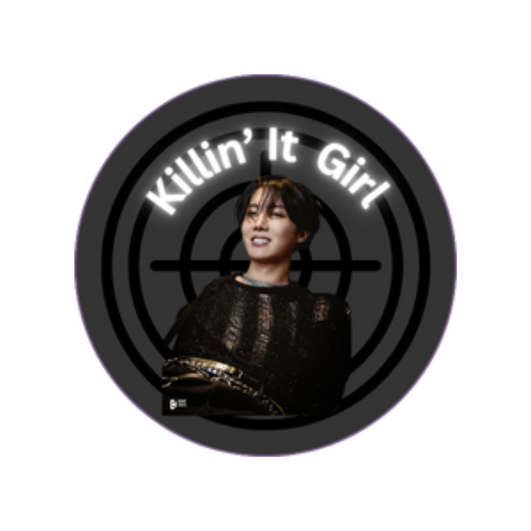 2.25" Killin it  Girl Button