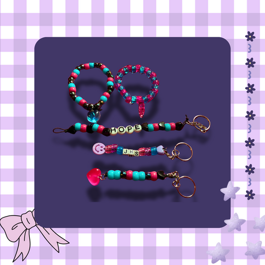 Custom Singles Kandi Bracelet Stack